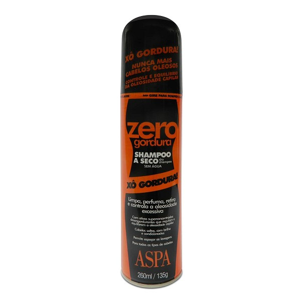Aspa Zero Gordura Shampoo A Seco 260ml Cód. 14267