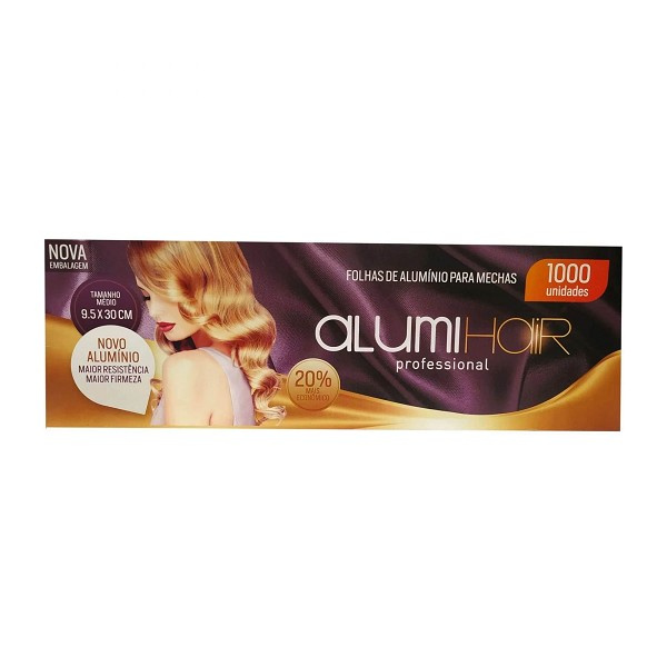 Alumi Hair Folhas Aluminio Com 1000 Folhas 