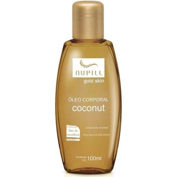 Nupil Oleo Corporal Coconut + Macadamia 100ml - Gold Skin 