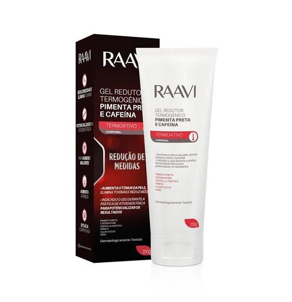 Raavi Gel Redutor Termogenico 200 Gr 