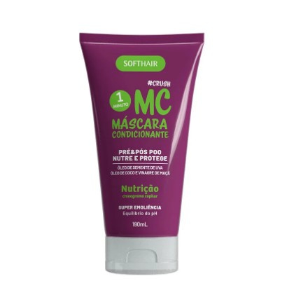 Softhair Mc Mascara Condicionante Nutriçao 190ml 