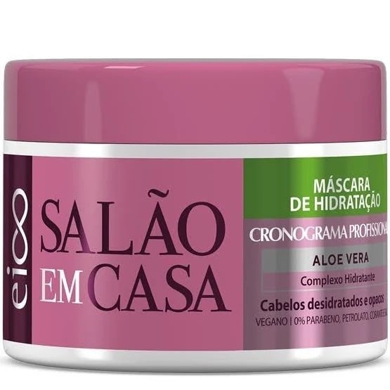 Eico Salao Em Casa Cronograma Mascara Hidratacao Aloe Vera 270g 
