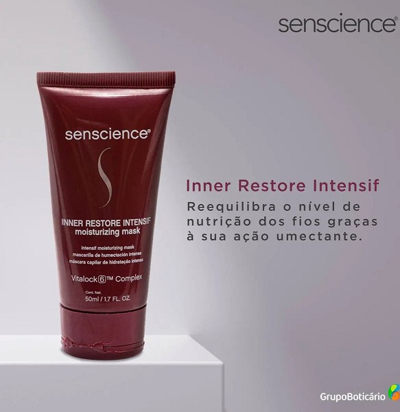 Senscience Inner Restore Intensif Mascara Hidrataçao Intensa 150 Ml 