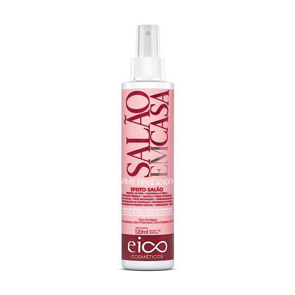Eico Salao Em Casa Spray Finalizador Efeito Salao 120ml 