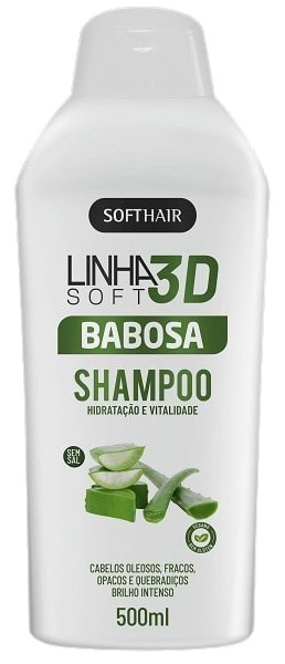 Softhair Babosa Shampoo 3d 500ml 