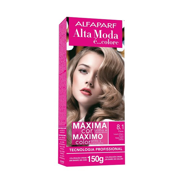 Alta Moda 8.1 Louro Claro Cinza 150g 