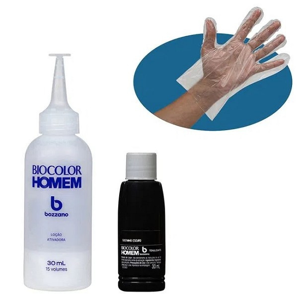 Biocolor Homem Castanho Escuro 