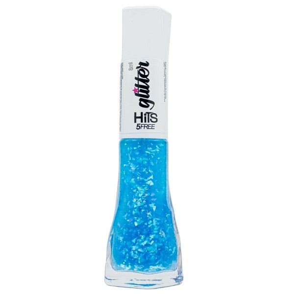 Hits Esmalte Glitter Jelly Blueberry 5 Free 8ml 
