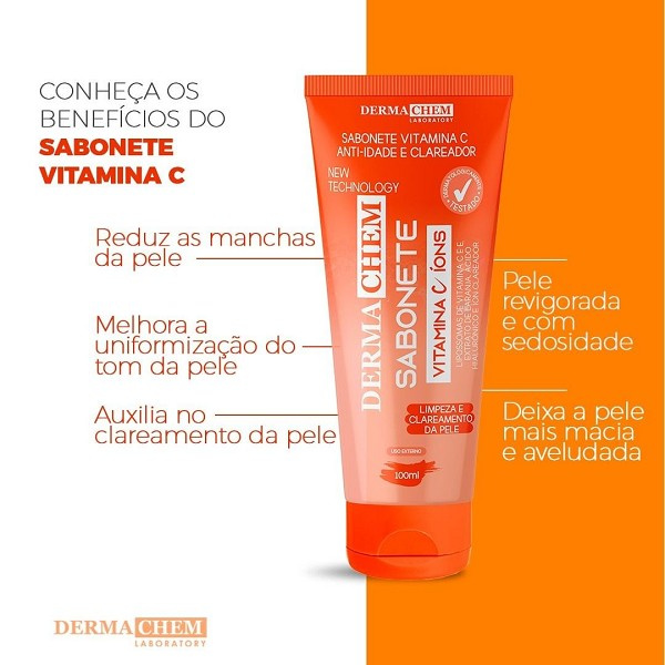 Derma Chem Sabonete Vitamina C Anti Idade 100 Ml 