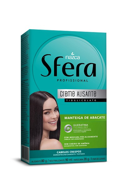 Sfera Creme Alisante Tioglicolato Manteiga De Abacate 80g 
