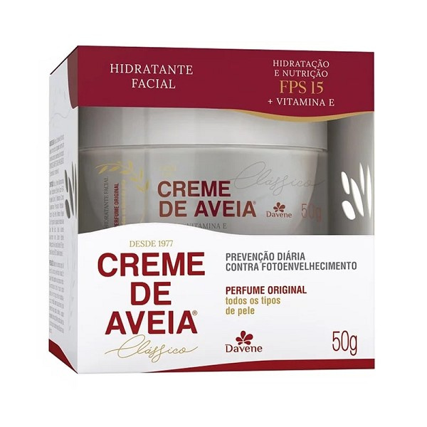 Davene Hidratante Facial Todos Tipos Pele 50g 