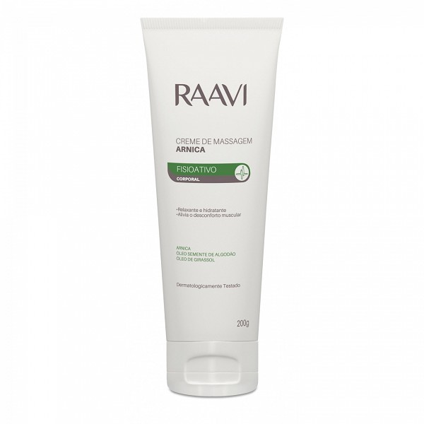 Raavi Creme De Massagem De Arnica 200g 
