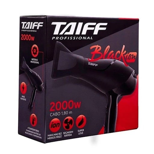 Taiff Secador Black Ion 2000w 220v 