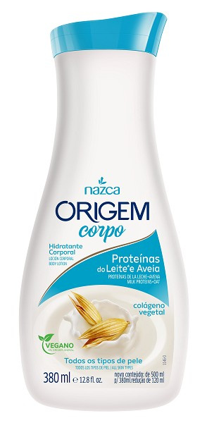 Origem Hidratante Corporal Proteinas Do Leite E Aveia 380ml 