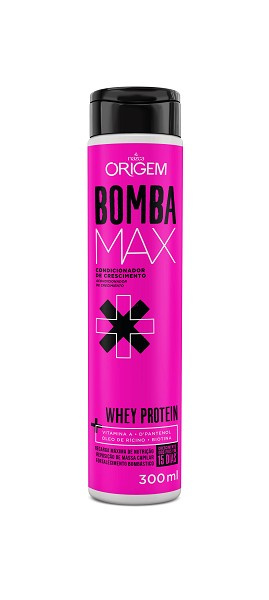 Origem Bomba Max Whey Protein Condicionador 300ml 