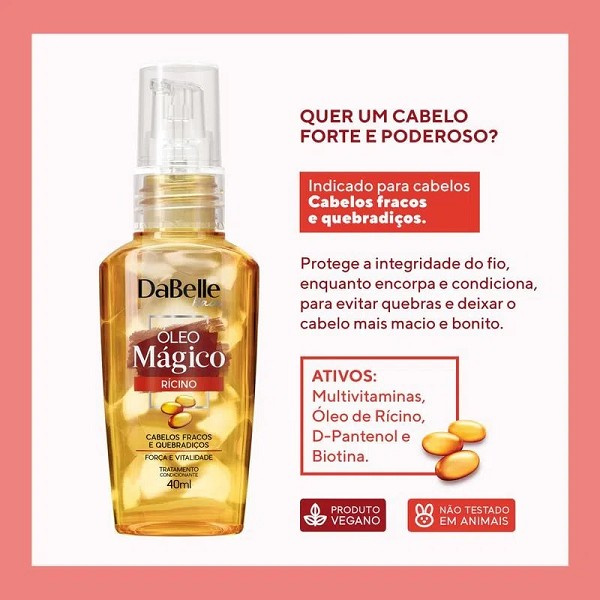 Dabelle Oleo Magico De Ricino 45ml 