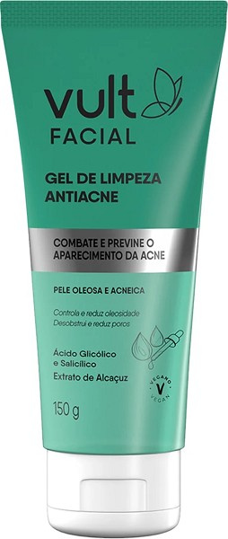 Vult Gel De Limpeza Facial Antiacne 150g 