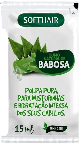 Softhair Sache Sumo Natural De Babosa Vegano 15ml 
