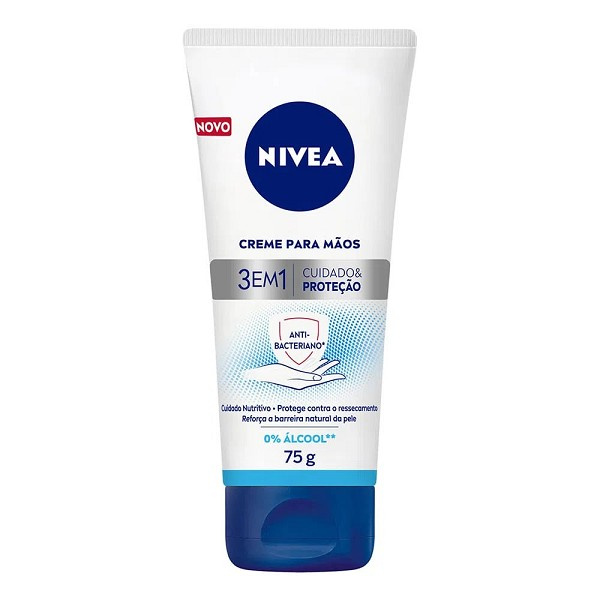 Nivea Creme Maos Locao Deo Hidratante Antibac 3 Em 1 75g 