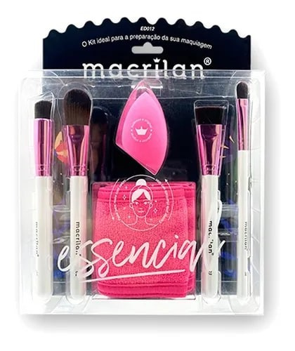 Macrilan Kit Pincel De Maquiagem Ref:ed012 