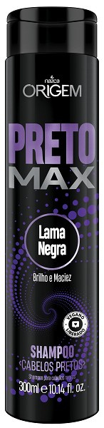 Origem Preto Max Lama Negra Shampoo 300ml 