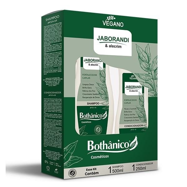 Bothanico Kit Jaborandi Alecrim E D Pantenol Novo 