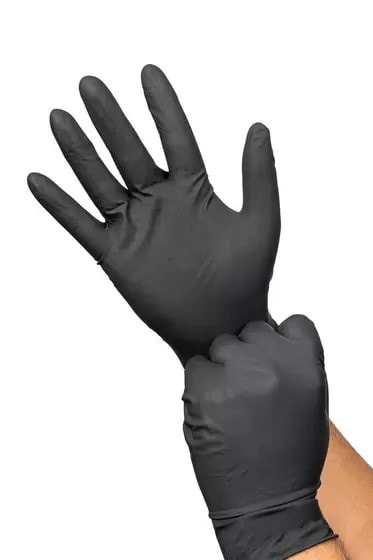 Vertix Luvas Latex Black Tamanho G Com 10 Unidades Ref:3220 