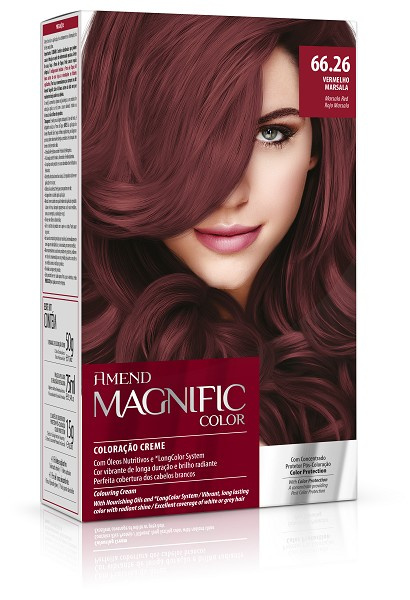 Amend Magnific Color 66.26 Vermelho Marsala 
