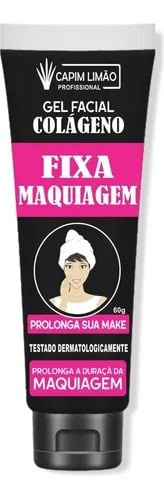 Capim Limao Gel Facial Fixa Maquiagem 60g 