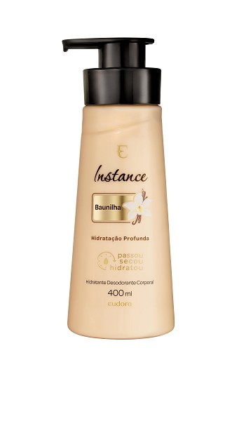 Eudora Instance Baunilha Hidratante Corpo 400ml 