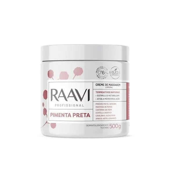 Raavi Creme Pimenta Preta 500g (pa2469) 