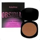 Ruby Rose Obisidian Crystal Powder Po Compacto Cor 21 9,6g 