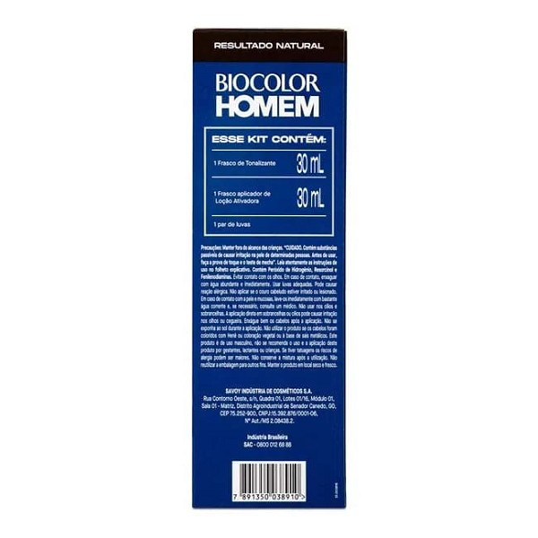 Biocolor Homem Castanho Escuro 