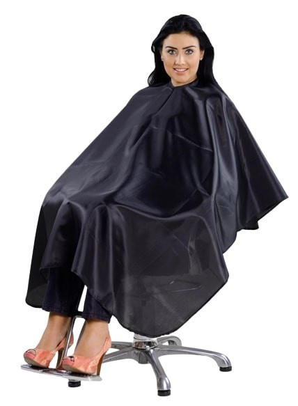 Raskalo Capa Corte Nylon Preto Sem Manga Com Botao Ref:5105 