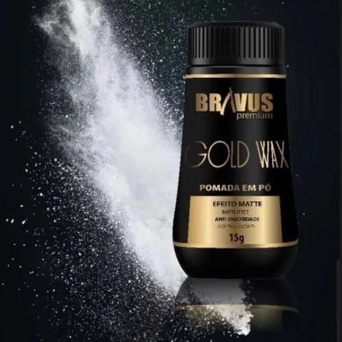 Bravus Pomada Em Po Gold Wax 15g 