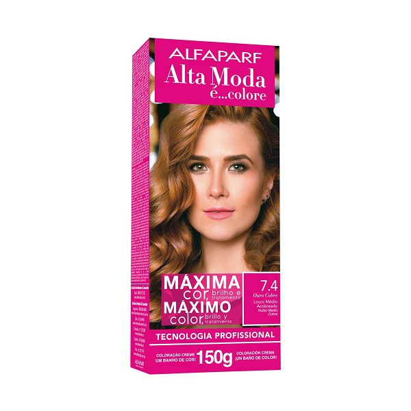 Alta Moda 7.4 Louro Medio Acobreado 