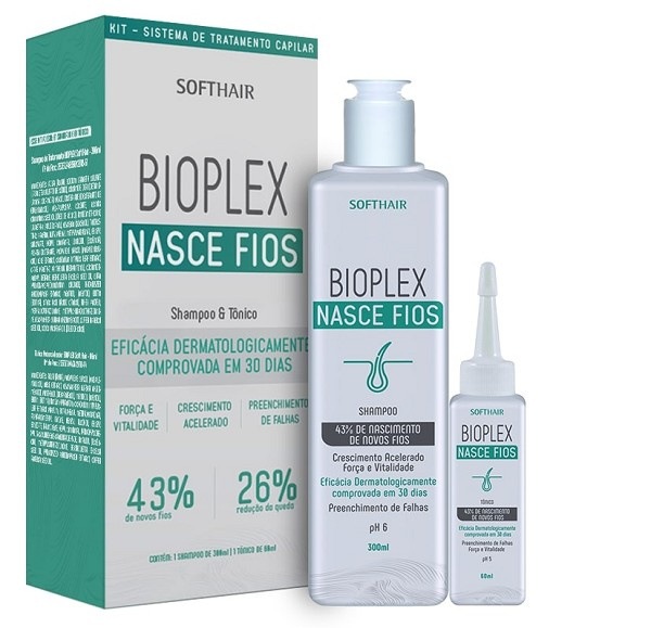 Softhair Kit Bioplex Nasce Fios 2 Itens 