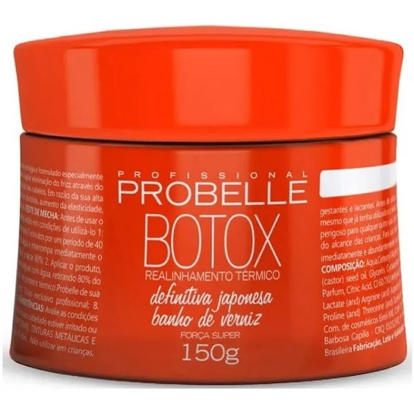 Probelle Botox Alisante Banho De Verniz 150g 