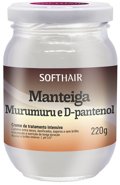 Softhair Manteiga Murumuru Creme Tratamento Intensivo 220g 