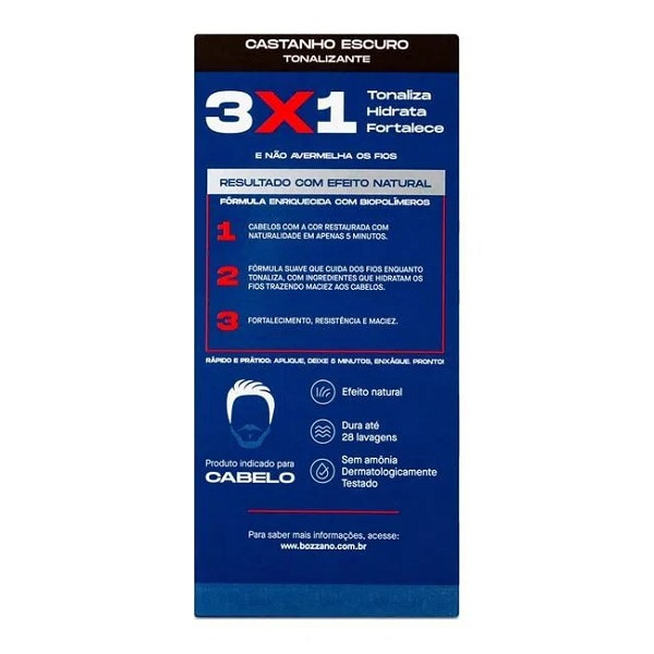 Biocolor Homem Castanho Escuro 