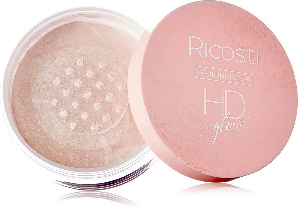Ricosti Hd Glow Po Iluminador Cor:pearl 