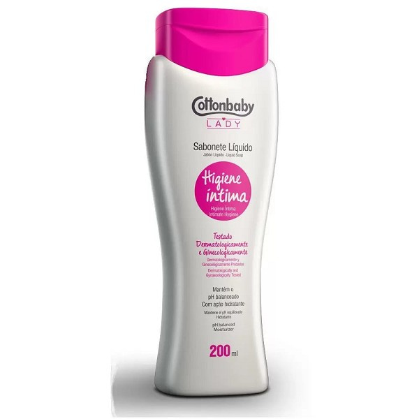 Cottonbaby Lady Sabonete Liquido Higiene Intima 200ml 