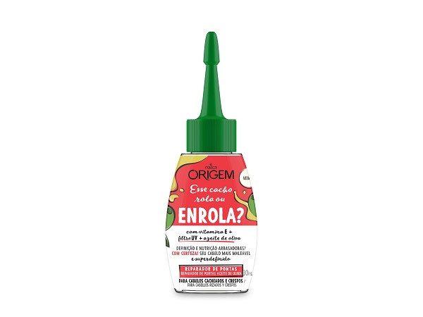 Origem Reparador De Pontas Esse Cacho Rola Ou Enrola 30ml 