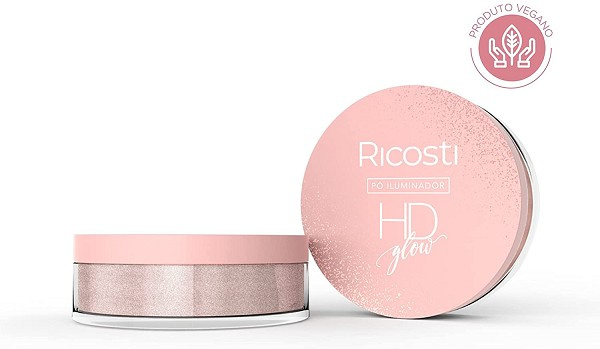 Ricosti Hd Glow Po Iluminador Cor:pearl 