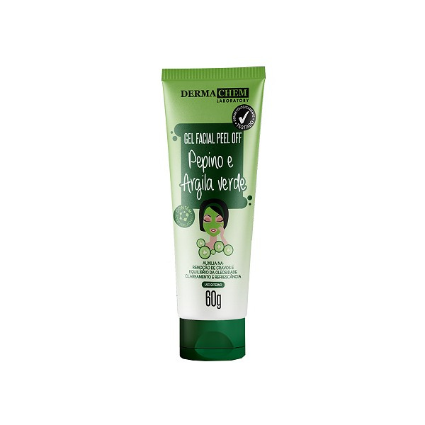 Derma Chem Gel Peel Off Argila Verde 60g 