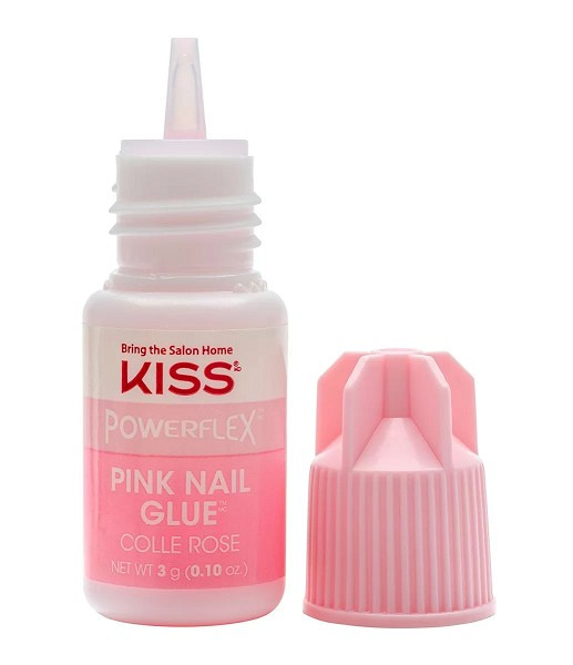 Kiss Bkp139br Cola Unha Powerflex Pink 3g 
