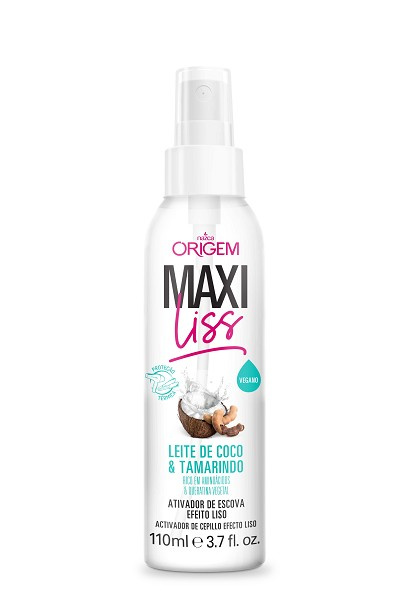 Origem Max Liss Oleo Coco&tamarindo Ativador De Escova 110ml 