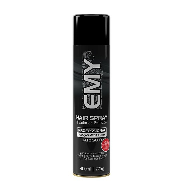 Emy Spray Fixador De Penteado Mega Forte 400ml 