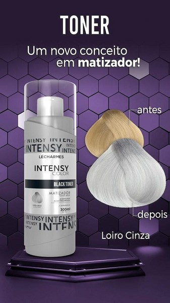 Le Charmes Intensy Color Matizador Black Toner 300ml 