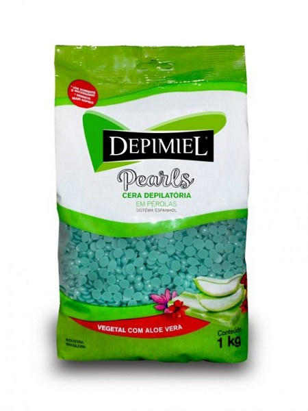 Depimiel Cera Barra Vegetal Perolas 1kg 